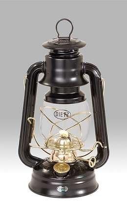 Oil Lamps & Accessories - Dietz Original 76 Oil Lamp Burning Lantern Black with Gold Trim