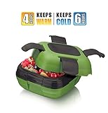 Lunch Box ~Pinnacle Insulated Leak Proof Lunch Box for Adults and Kids -Durable High Quality Thermal Lunch Container~GREEN