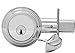 Medeco 11R533-19-1 Maxum Deadbolt, Captive Thumb Turn, Satin Nickel Finish, 2-3/8