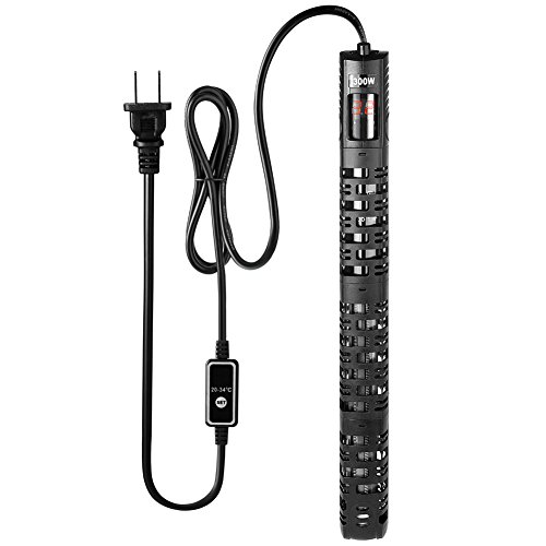 Milocos 300W Submersible Aquarium Heater with Visible 