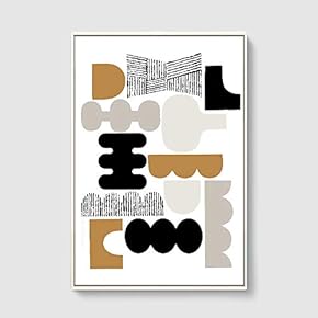 Framed Home Artwork Nordic Style for Living Room Bedroom