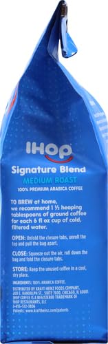IHOP MEDIUM ROAST SIGNATURE BLEND GROUND COFFEE, 12 OZ BAG