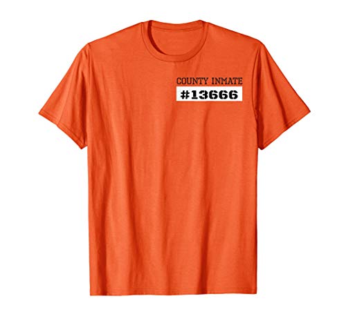 Prisoner Costume Shirt | Orange County Inmate Prison Outfit