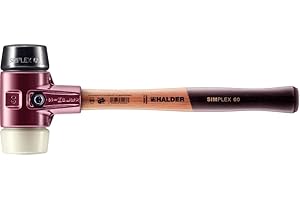 Halder USA - Simplex Mallet with Black Rubber and Nylon Inserts (3028.06)