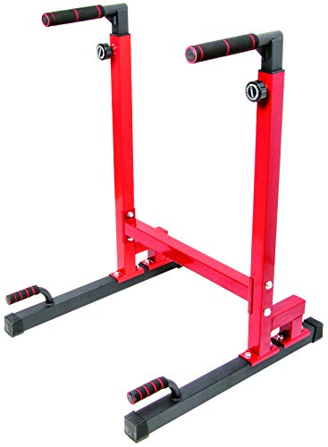 BalanceFrom-Multi-Function-Dip-Stand-Dip-Station-Dip-bar-with-Improved-Structure-Design-500-Pound-Capacity