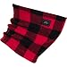 Turtle Fur Kids Single-Layer Classic Fleece Playful Prints Neck Warmer Lumberjack - Small
