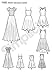 Simplicity 1195 Women's Evening, Special Occasion, and Cocktail Dress Sewing Pattern, Sizes 4-12