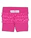 RuffleButts Little Girls Ruffled Playground Shorts - Fuchsia - 5T/6T