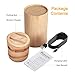 Bluetooth Speaker with Wireless Charger, BROJEN Qi-Standard Wireless Charge Pad Compatible iPhone Xs/XS Max/XR/X/8/Plus, Samsung S9/S9+/S8/S8+/S7/Note 8 and Other Qi-Enabled Devices (Wooden, Wooden)
