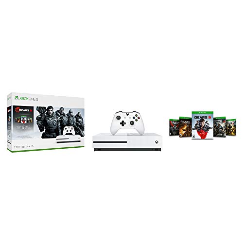 Xbox One S 1TB Console - Gears 5 Bundle (The Best Xbox Games Of All Time)