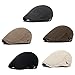 eroute66 Casual Classic Solid Color Flat Cabbie Newsboy Ivy Hat Sun Beret Cap
