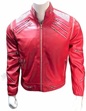 Arrivals Beat it Michael Jackson Faux Leather Jacket