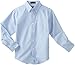 IZOD Kids Big Boys' Long Sleeve Oxford Shirt, Ox Blue, 14R