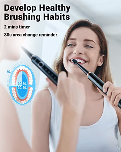 Sonic Electric Toothbrush For Adults Electric Power Toothbrushes With 