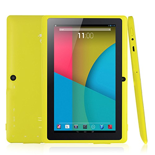Dragon Touch Y88X 7'' Quad Core Google Android 4.4 KitKat Tablet PC, Dual Camera, HD 1024x600 Multi-touch Screen, 8GB Nand Flash, Google Play & Zoodles Pre-load, 3D Game Supported (Advanced version of Y88) [By TabletExpress]