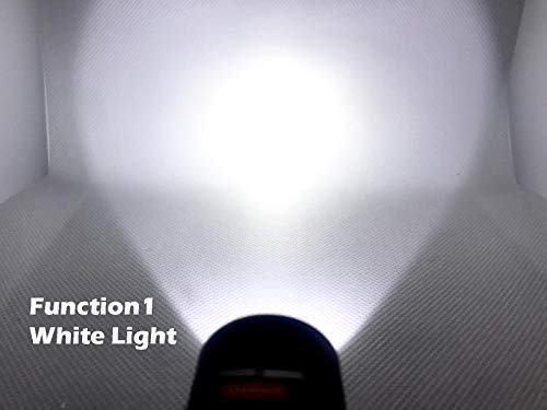 GOTICAL Combo Rail Mounted Red Laser Sight for Pistols | 200 Lumens | Rifles | Rechargeable Dot Gun Light | LED Flashlight Glock 17 19 20 21 22 23 30 20mm Rail