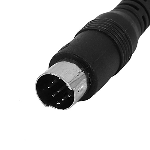 uxcell 8P Mini Din Male to Female DB9 RS232 PLC Programming Cable 10Ft