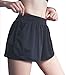 EDENCOMERS Women Workout Running Shorts,Active Yoga Gym Sport Shorts with Liner 2 in 1