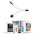 Darrent APPLE 2 in 1 BLACK01 Lightning Adapter, Premium Lightning Adapter and Charger, Lightning to 3.5mm Audio Charge Earphone Jack Adapter Charging USB Cable for iPhone 7/7 Plus, 6/6s, etc. - Colors may vary