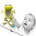2017 BABY INNOVATION AWARD WINNER. 3 in 1 BEST Frog Mirror multifunctional & developmental TOY SET. Attachable Anywhere & Anytime on Stroller, High Chair, Crib, Car Seat, Coffee Shop Table etc.