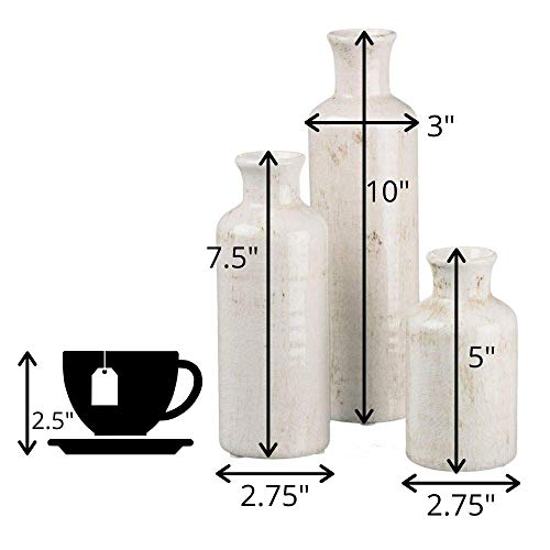 Sullivans Vase Set, Farmhouse Decor, Aesthetic Room Decor, Boho Decor, Vases For Your Kitchen, Bedroom, Office, Living… - Image 4