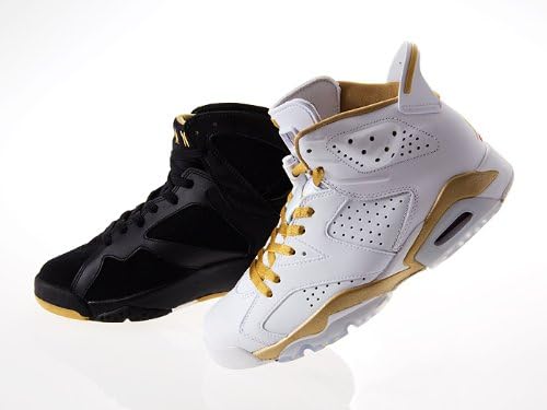 jordan white gold black
