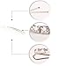Soochat Rhinestone Bobby Pins Diamond Bobby Pins Crystal Hair Clips Decorations for Lady Women Girls 10 Pcs