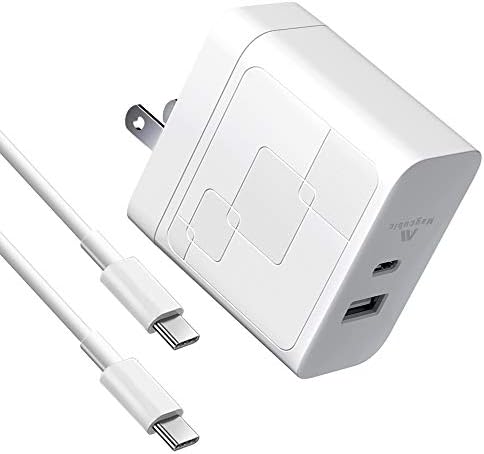 USB C Wall Charger, 65W Fast Charger with 1.5m Cable QC 3.0 4.0 GaN Power Adapter for Mobile Phones MacBook Tablet PC iPhone 12 iPad Pro Surface USB C Laptop Nintendo