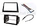 Double Din Aftermarket Radio Stereo Navigation Bezel Conversion Dash Kit Compatible with Jeep Commander 2006-2007