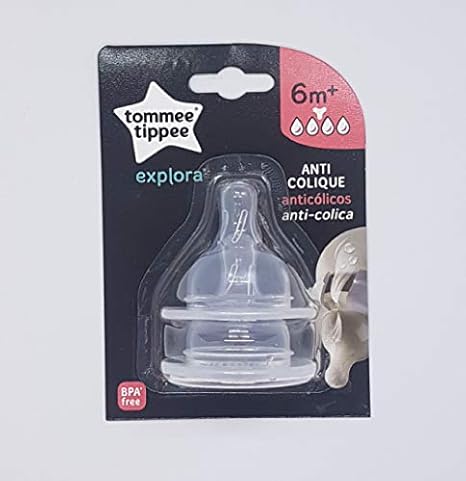 tommee tippee anti colic teats 6m 