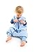 SlumberSafe Summer Sleeping Bag with Feet Early Walker 1.0 Tog, Blue Stripes, 12-18 Months