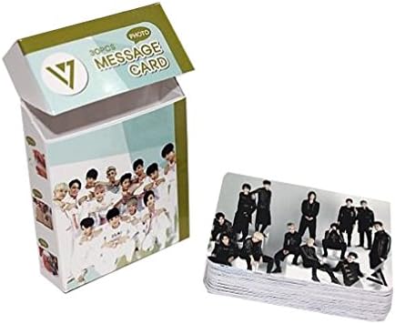 K-POP GOODS 30 High Resolution Kpop SEVENTEEN Photo Message Cards + 12 A3 Posters + 1 Sticker Set