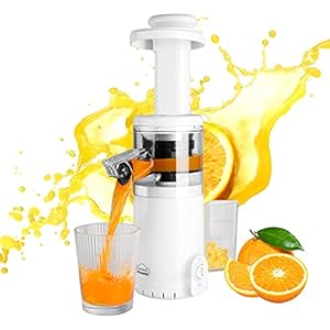 Slow-Juicer-DEWINNER-MINI-Cold-Press-Masticating-Juicer-MachineQuiet-Motor-with-Reverse-Function-BPA-Free-Compact-Size-Extractor Slow Juicer, DEWINNER MINI Cold Press Masticating Juicer Machine,Quiet Motor with Reverse Function BPA Free, Compact…