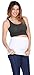 La Reve Maternity Belly Band Seamless Waistband for all Stages of Pregnancy White Medium