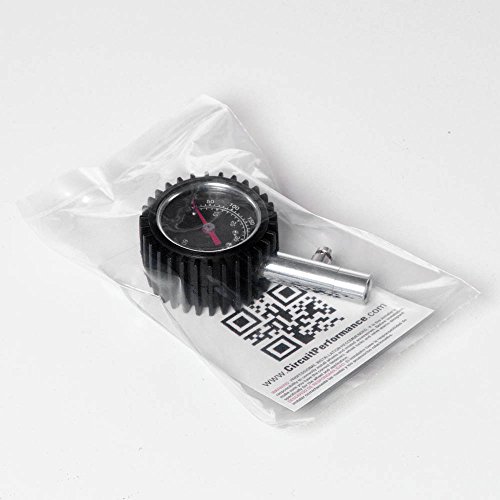 Circuit Performance Shorty Compact Straight Tire Gauge 0-60PSI