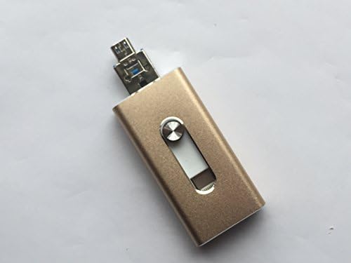 QWDZH [iOS9 Compatible] Mobile USB Flash Drive with Lightning Connector for iPad 4/Air/Mini, iPod Touch 5, iPhone 5 5S 5C 6 6 Plus,Android system 64G