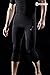 TM-P15-BLKZ_Large Tesla Men's Compression Capri Shorts Baselayer Cool Dry Sports Tights P15