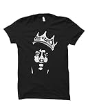 Iconic Biggie Smalls Notorious B.I.G. Crown Shirt Mens,Black,Large
