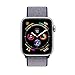 AdMaster Compatible for Apple Watch Band 42mm 44mm, Soft Nylon Sport Loop Replacement Wristband Compatible iWatch Apple Watch Series 4/3/2/1 Midnight Blue