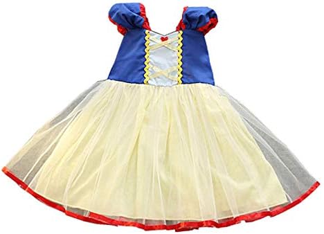 Amazon Giminuo白雪姫プリンセス ドレス 子供 コスチューム 仮装 女の子 ハロウィン お姫様 白雪姫ドレス 100cm キッズコスチューム おもちゃ