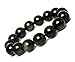 Black Tiger eye Agate 10mm Prayer Beads Stretch Bracelet bangle Buddhist Wrist Mala Prayer Fshion Jewelry By Antiquity Sian Art
