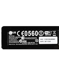 Original Negro correa ancha inalámbrica DLNA Dongle Adaptador para LG WiFi TV proyector