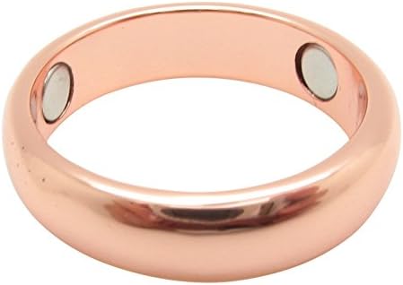 Copper Magnetic Band Ring - CMR27 1/4 of an Inch Wide. Available in sizes 5 thru 17. (12)