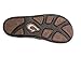 OLUKAI Hiapo Men's Leather Beach Sandal, Crafted Materials, Lightweight & Durable, All-Day Comfort & Support, Black/Black, 9