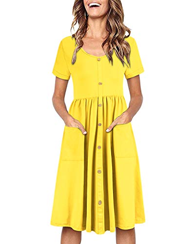 midi skater dress with pockets