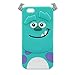 iPhone 6 Case, Palettes Maxx - 3D Cute Cartoon Monster Blue Giant Horn University Style Silicone Rubber Case for iPhone 6 4.7 inch