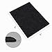 Furniture Pads - 10 Pack ON'H Self-Stick Felt Furniture Pads Hardwood Floors Protectors – 8” x 6” x 1/5” Sheet Cut Furniture Pads into Any Shape – Black