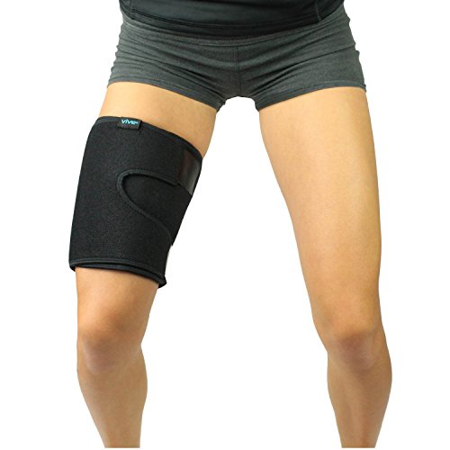Thigh Wrap by Vive Pulled Hamstring Strain Support for Injury Torn Hamstring Brace for