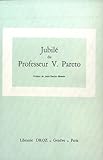 Image de jubile du professeur v. pareto. oeuvres completes