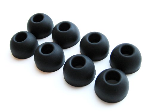 8 Small (S-mch) Soft Comfort Replacement Earbuds Eartips Eargels for Motorola S-11 HD and S-11 Flex HD Bluetooth Wireless Stereo Headsets